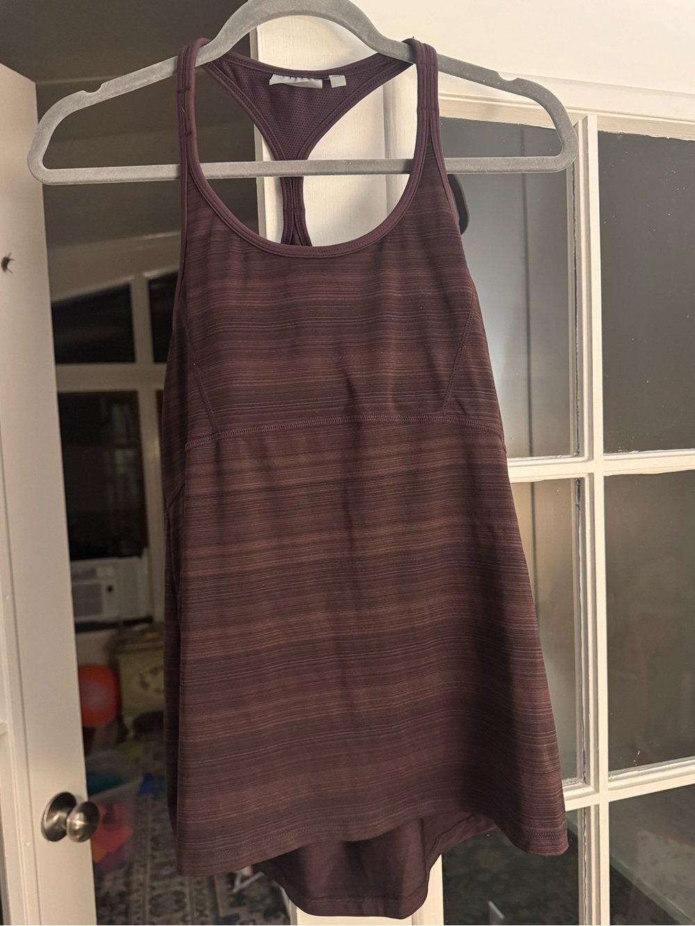 Athleta Y2K Workout Tank Top – Deep Purple & Brown | Bella Swan Vibes | Small